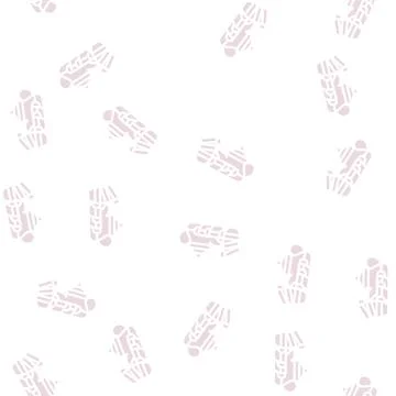 Dish set for tea glyph vector seamless pattern Stock Illustration