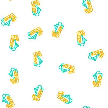Dish set for tea vector seamless pattern Stock Illustration