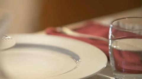 Dish of spaghetti served in slow motion Stock Footage 52907654