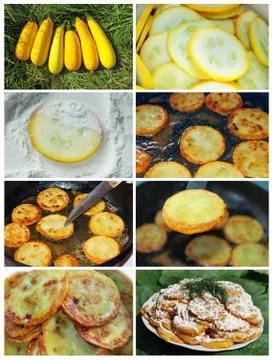 Dish from squashes Stock Photos