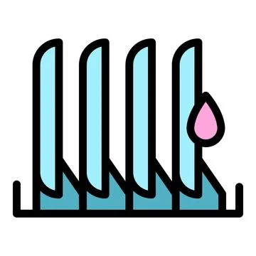 Dish stack icon vector flat Stock Illustration