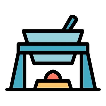 Dish swiss icon vector flat Ilustración de archivo