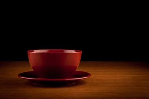 Dish on table Stock Photos