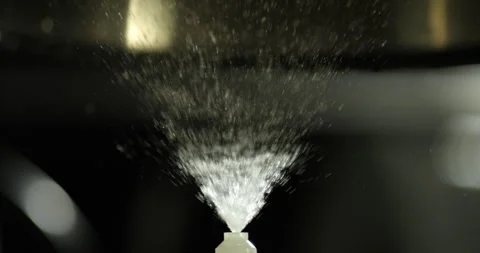Dish washer spray in super slow motion Stock Footage 310528169