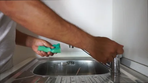 Dish washing Stock Footage 112203837