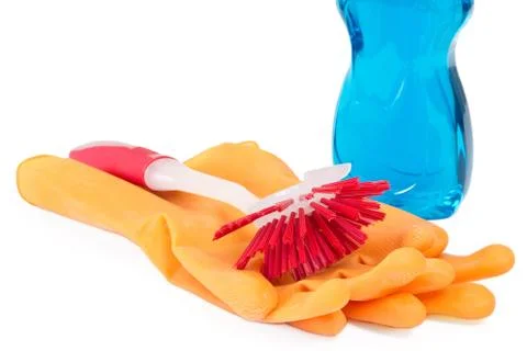 Dish washing Foto stock