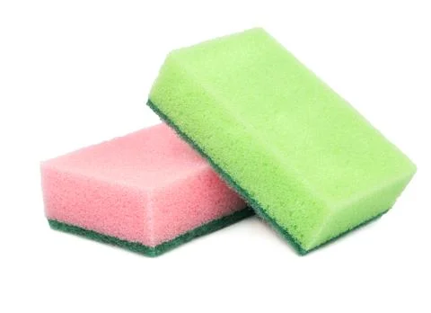 Dish washing sponge Foto stock