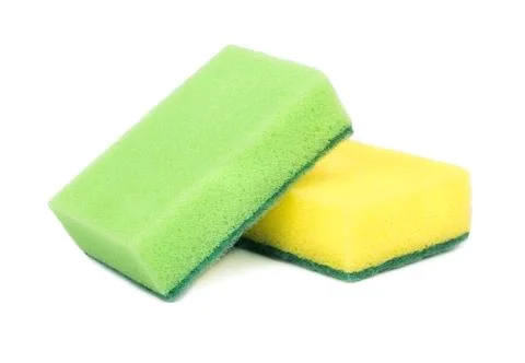 Dish washing sponge Stock Photos