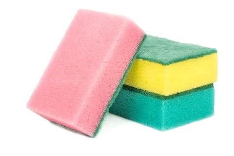 Dish washing sponge Stock Photos