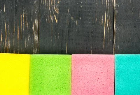 Dish washing sponge Stock Photos