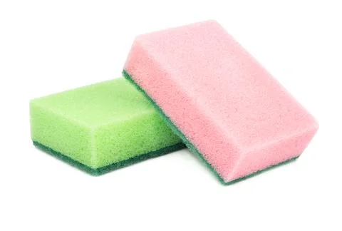 Dish washing sponge Stock Photos