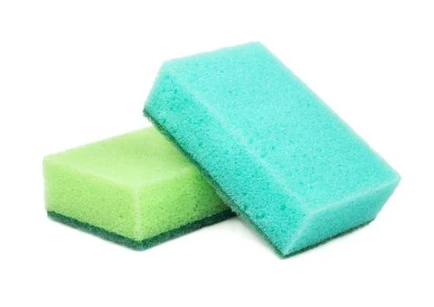 Dish washing sponge Stock Photos
