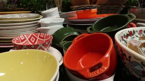 Dishes in the kitchen. Video stock 103664764