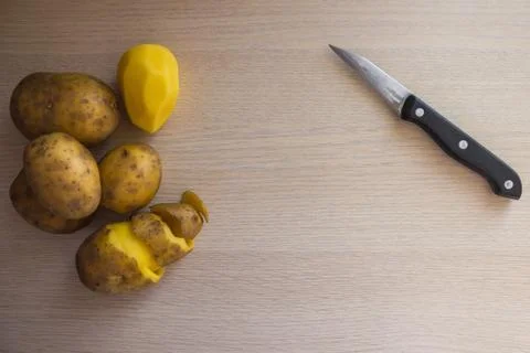 Dishes from potatoes. Stock Photos
