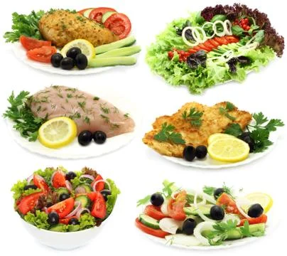 Dishes set . Stock Photos