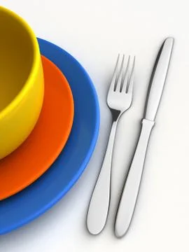 Dishware Stock Illustration