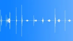 Dishware - putting plates on wooden table Sound Effect
