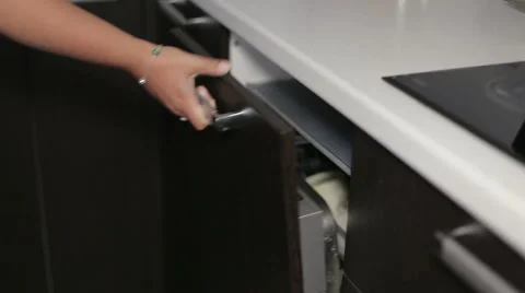Dishwasher close up Stock Footage 64989820