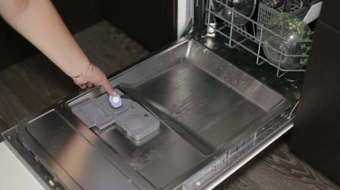 Dishwasher close up Stock Footage 65206064