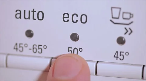 Dishwasher display Video stock 50986645