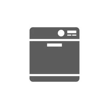 Dishwasher icon. Element Home Electronics concept and web apps. Vector Stock Illustration