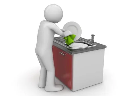 Dishwasher Stock Illustration