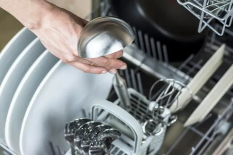 Dishwasher machine. Stock Photos