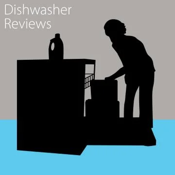 Dishwasher reviews Stock Illustration