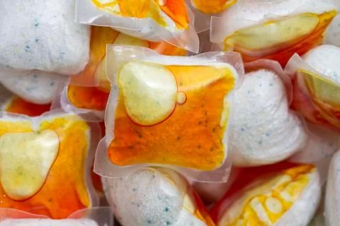 Dishwasher soap Stock Photos