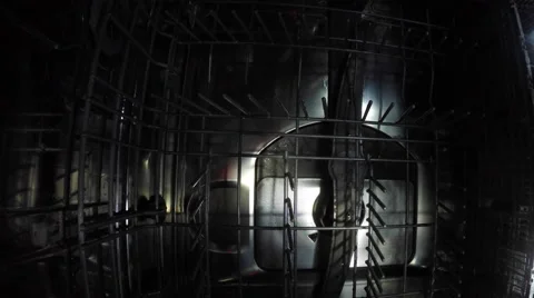 Dishwasher starting cycle view from inside Stock Footage 58296258