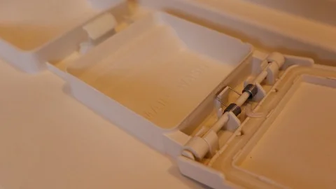 Dishwasher Tab Detergent in Dishwasher Cleaning Dishes 動画素材 126979669