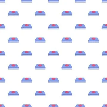 Dishwasher tablets creating seamless cleaning hygiene pattern Stock Illustration