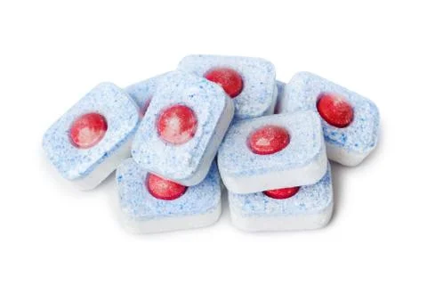 Dishwasher tablets Stock Photos