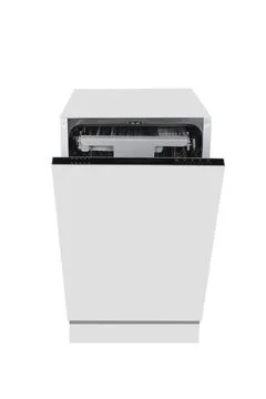 Dishwasher on white background Stock Photos