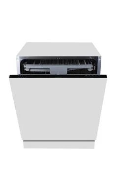 Dishwasher on a white background Stock Photos