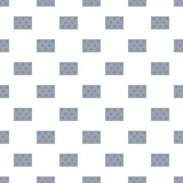 Dishwashing cleaning sponges seamless pattern background Stock Illustration
