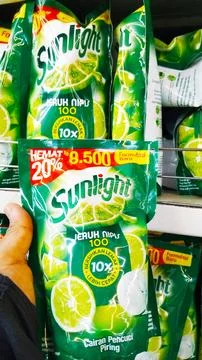 Dishwashing soap Stock Photos