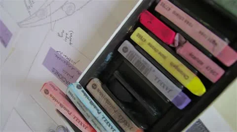 Disign and paint Stock Footage 10677874