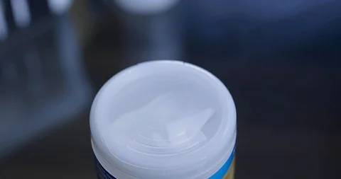 Disinfecting Wipes Video stock 126949378