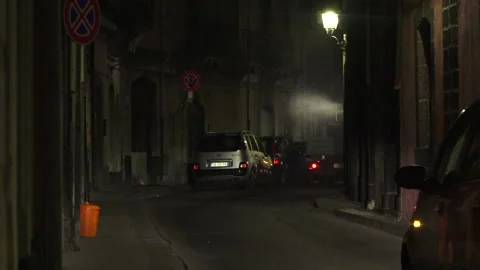 Disinfection of the city of Mascalucia 库存影片 146102831