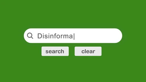 Disinformation Search Bar Stock Footage 177500406