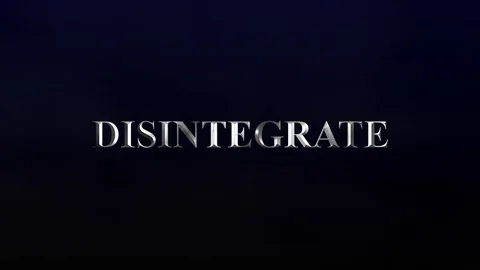 Disintegrate Text or Logo Stock After Effects