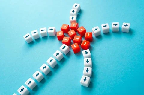 Disintegration, search for an option to continue work. Blocking, it is imposs Stock Photos