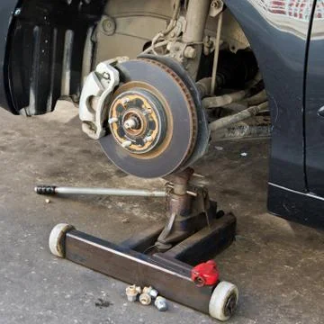 Disk brake assembly Fotos de archivo