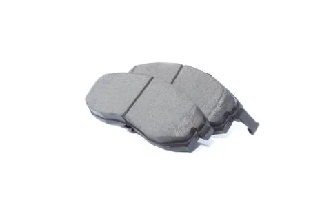 Disk brake pads on isolated Stock Photos