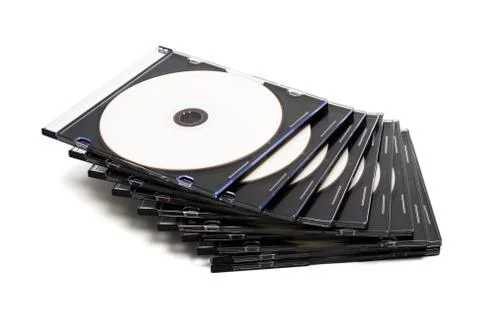 Disk cd in boxes 写真素材