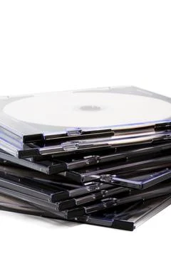 Disk cd in boxes 写真素材