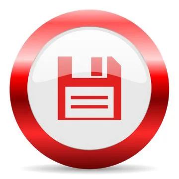 Disk glossy web icon Illustrazione stock