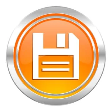 Disk icon, data sign. Illustrazione stock