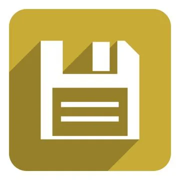 Disk icon Illustrazione stock